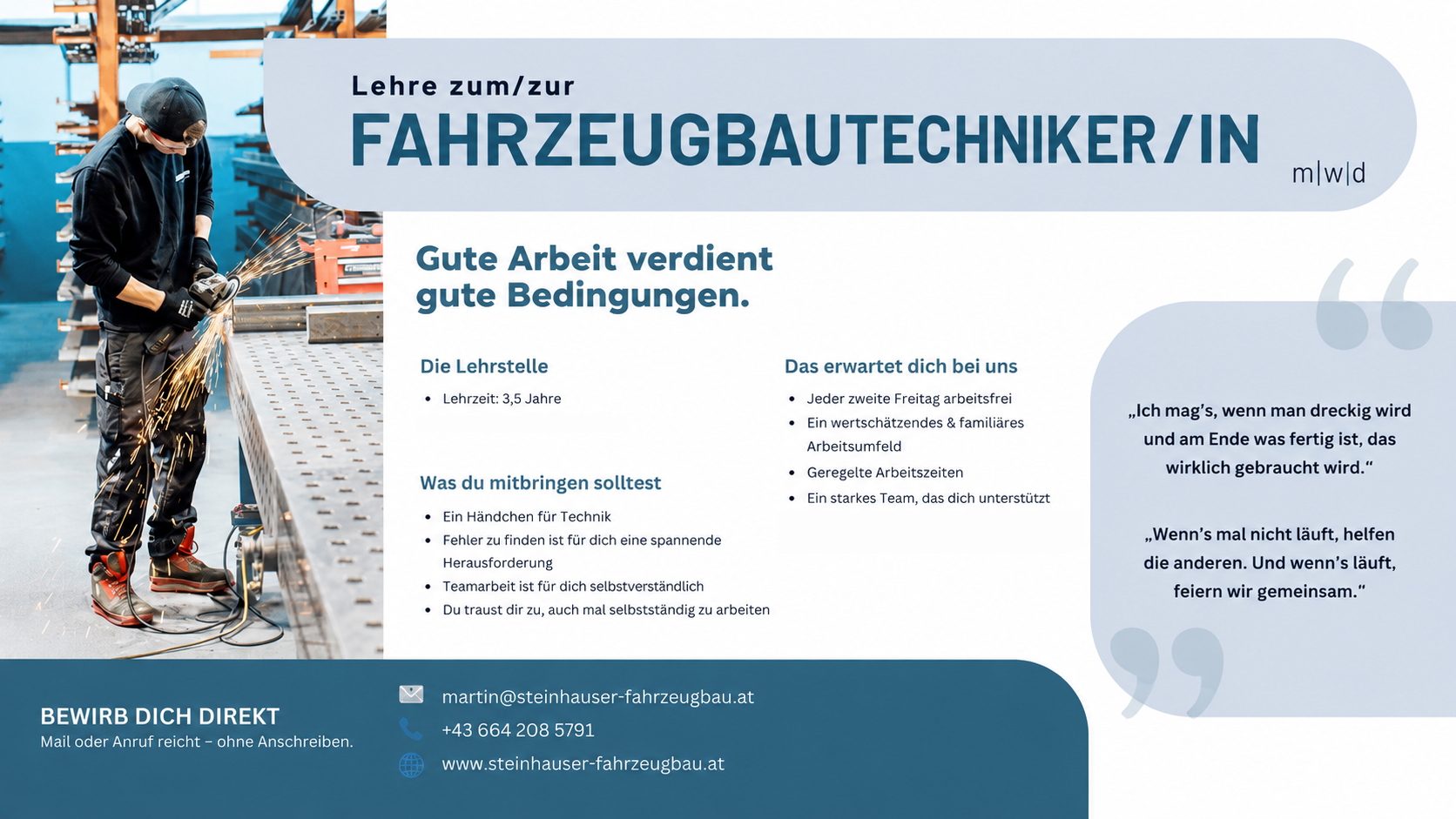 lehre24.at - Steinhauser Fahrzeugbau GmbH & Co KG lehre24.at - Steinhauser Fahrzeugbau GmbH & Co KG